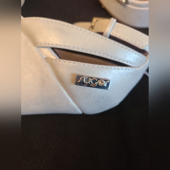 NWOT Sugar size 7 cream platform wedges - Picture 9 of 13